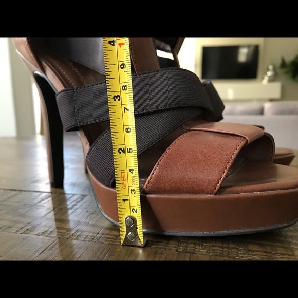 BCBGeneration Brown Strappy Heels - Picture 8 of 8